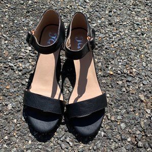 Donated JC Ankle Strap Low Wedge Sandals - Size 9